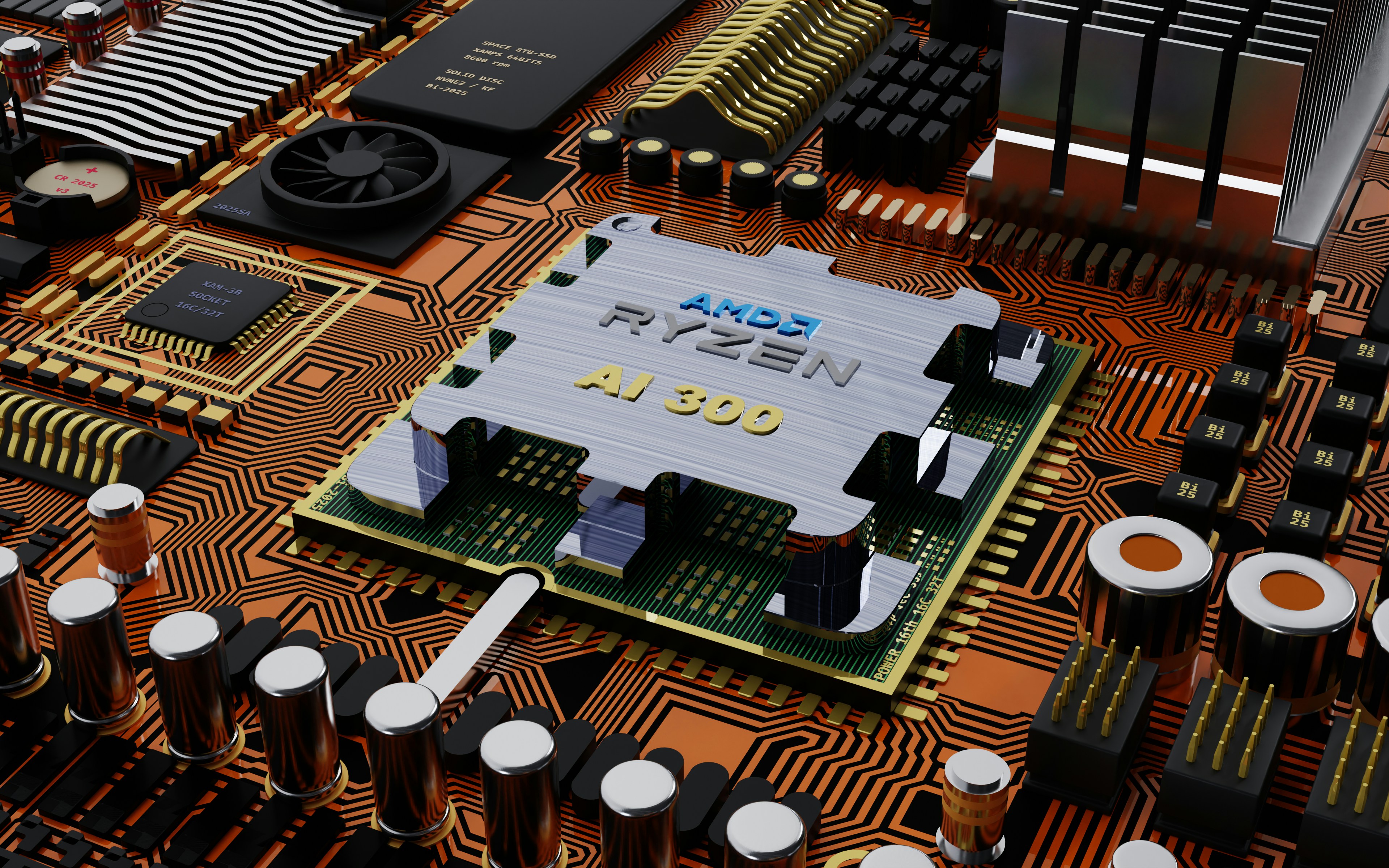 AMD Ryzen AI 300 Chip